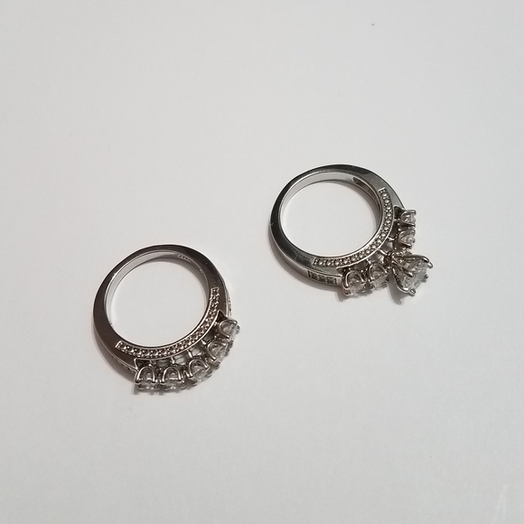 2Pcs/set 925 sterling silver ring! - Picture 10 of 13